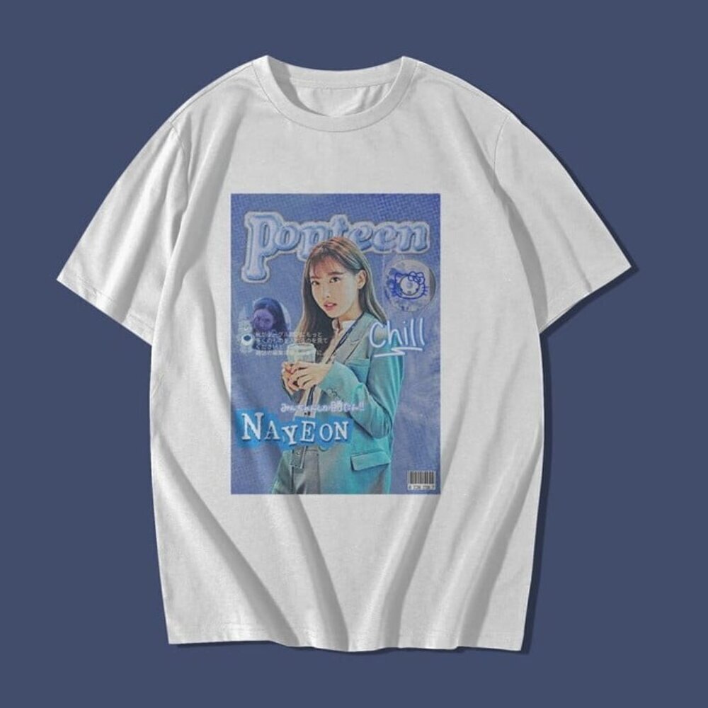 Nayeon Image Graphic Kpop Idol Fan Outfit Aesthetic Unisex T-Shirt